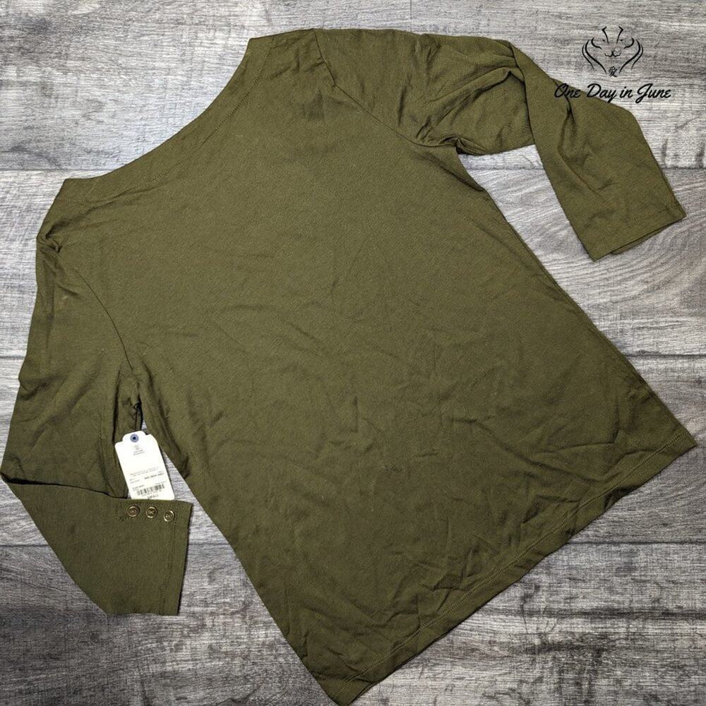 St. John's Bay Classic Boat Neck Long Sleeve Top Size S - Picture 5 of 5